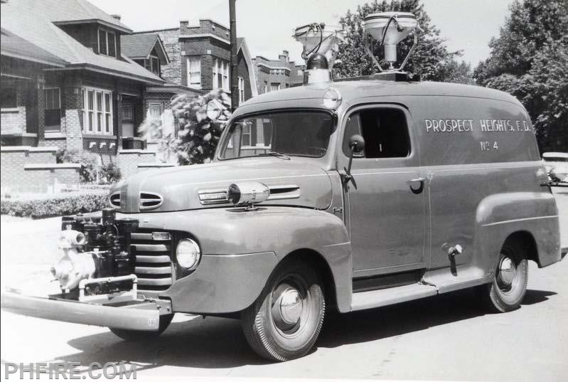 The pie wagon, 1940s equipment truck